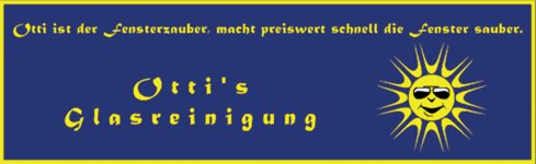 Logo von Otti's Glasreinigung Othmar Unterreitmaier