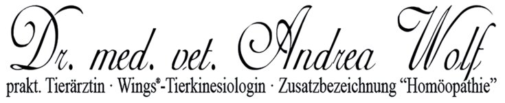 Logo von Dr.med.vet. Andrea Wolf Tierärztin