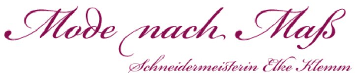 Logo von Mode nach Maß Schneidermeisterin Elke Klemm