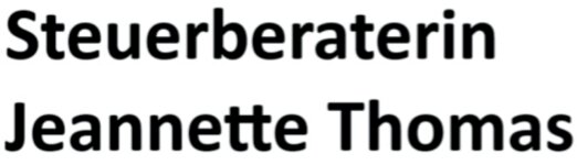 Logo von Steuerberaterin Thomas Jeannette