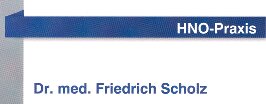 Logo von Scholz Friedrich Dr.med., Reißner Wilhelm Dr.med