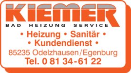Logo von Kiemer GmbH Heizungs- und Lüftungsbau