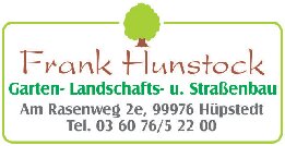 Logo von Hunstock, Frank Garten-, Landschafts- u. Straßenbau