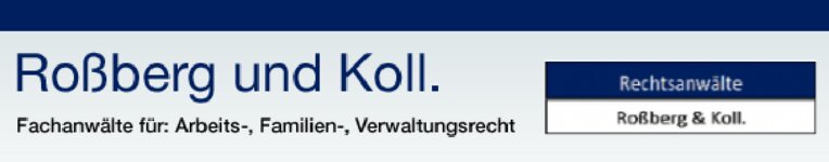 Logo von Rechtsanwälte Roßberg & Koll.