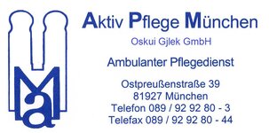 Logo von Aktiv Pflege München Oskui Gjlek GmbH