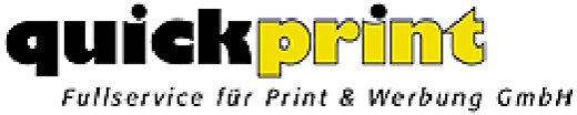 Logo von quickprint Fullservice für Print & Werbung GmbH
