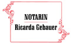 Logo von Gebauer, Ricarda Notarin