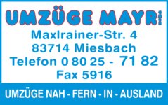 Logo von Mayr GmbH Umzüge