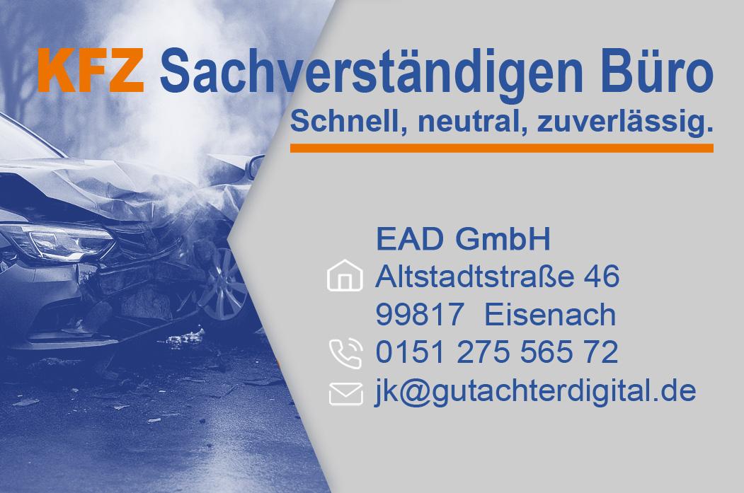 Logo von EAD GmbH  KFZ Sachverständiger - Gutachter