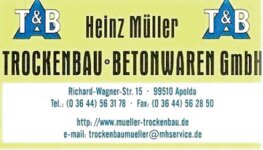 Logo von Heinz Müller Trockenbau und Betonwaren GmbH