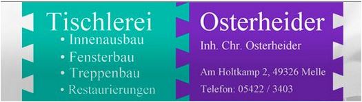 Logo von Heinrich Osterheider Inh. Christian Osterheider Tischlerei
