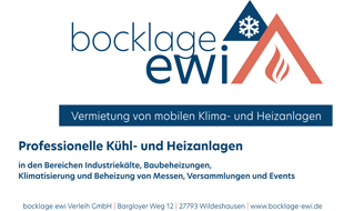 Logo von Bocklage EWI Verleih GmbH