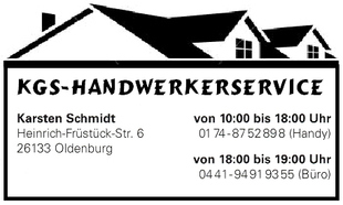 Logo von KGS Handwerkerservice