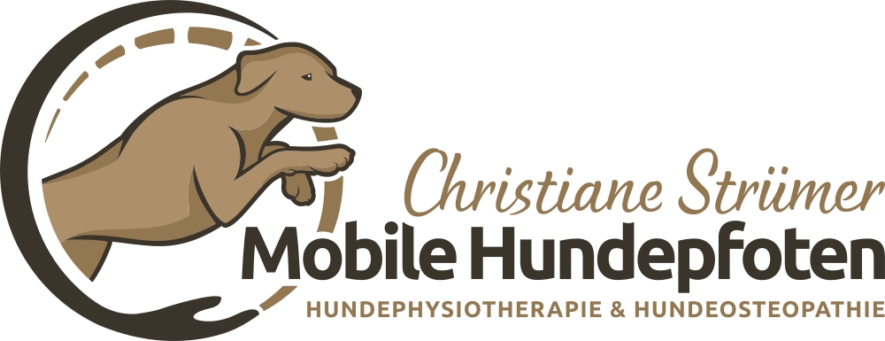 Logo von Mobile Hundepfoten, Mobile Praxis für Hundephysiotherapie und Hundeosteopathie