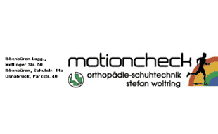Logo von Motioncheck Orthopädie-Schuhtechnik - Stefan Woltring