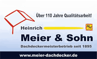 Logo von Heinrich Meier & Sohn Bedachungs GmbH
