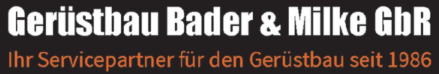 Logo von Gerüstbau Bader & Milke GbR