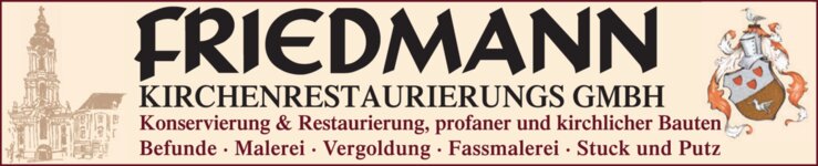 Logo von Friedmann Kirchenrestaurierungs GmbH