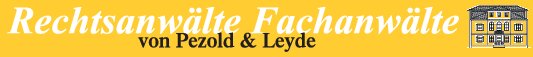Logo von Rechtsanwälte Fachanwälte von Pezold & Leyde