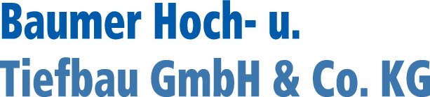 Logo von Baumer Hoch- u. Tiefbau GmbH & Co. KG