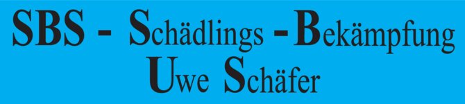 Logo von SBS-Schädlings-Bekämpfung