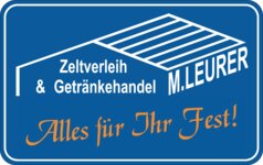 Logo von Leurer M. Zeltverleih & Getränkevertrieb OHG