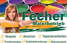 Logo von Malerbetrieb Fecher