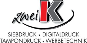 Logo von zwei K Siebdruck