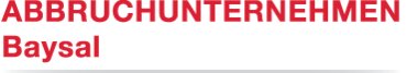 Logo von Abbruchunternehmen Alattin Baysal