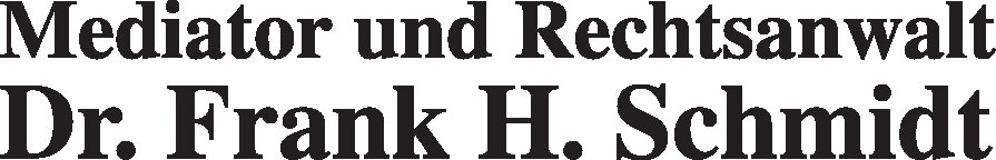 Logo von Mediationskanzlei Dr. Schmidt