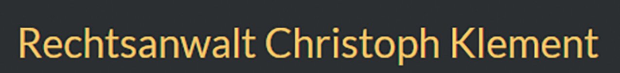 Logo von Rechtsanwalt Christoph Klement