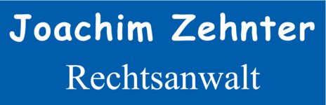 Logo von Rechtsanwalt Joachim Zehnter