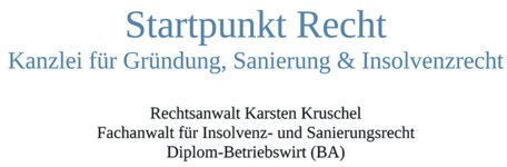 Logo von Startpunkt Recht - Kanzlei für Gründung, Sanierung & Insolvenzrecht