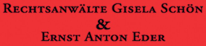 Logo von Rechtsanwälte Gisela Schön + Ernst-Anton Eder