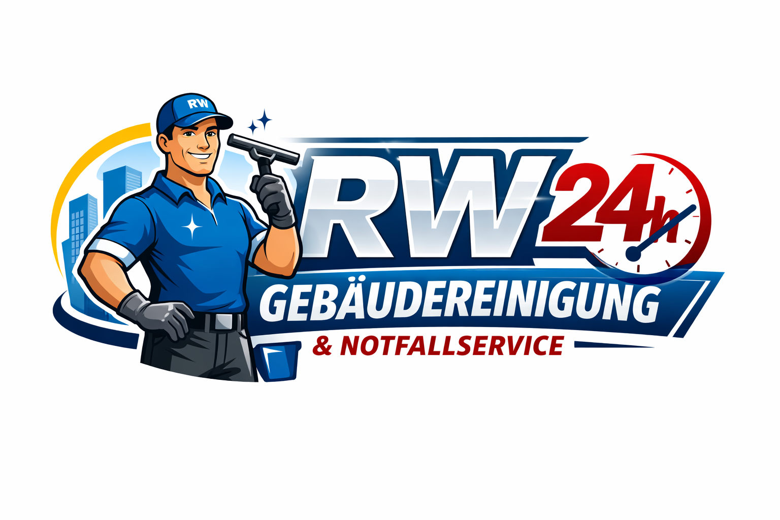 Logo von RW 24h Gebäudereinigung & Notfallservice
