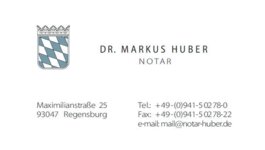Logo von Notar Dr. Markus Huber