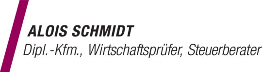 Logo von Alois Schmidt Dipl.-Kfm.,  Wirtschaftsprüfer, Steuerberater