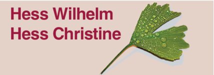 Logo von Naturheilpraxis Christine und Wilhelm Hess