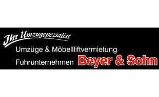 Logo von Fuhrunternehmen Beyer & Sohn Schwedt GmbH Umzugspezialist