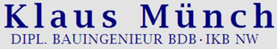 Logo von MÜNCH KLAUS, DIPL.-ING. BDB