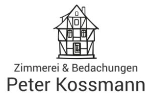 Logo von Peter Kossmann GmbH - Zimmerei & Dachdeckerei