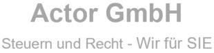 Logo von Actor Steuerberatungsgesellschaft Rechtsanwaltsgesellschaft