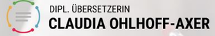 Logo von Ohlhoff-Axer Claudia Dipl. Übersetzerin