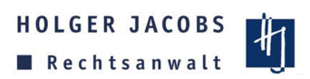 Logo von Jacobs Holger Rechtsanwalt