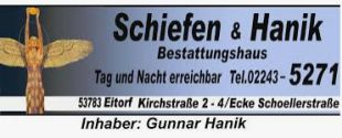 Logo von Schiefen & Hanik Bestattung GbR
