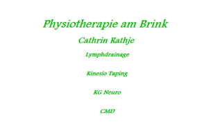 Logo von Physiotherapie am Brink Cathrin Rathje
