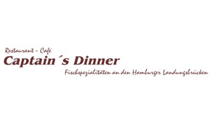 Logo von Captain's Dinner, Restaurant & Café, Fischspezialitäten an den Hamburger Landungsbrücken, Ausflugslokal