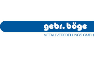 Logo von Böge Gebr. Metallveredelungs GmbH