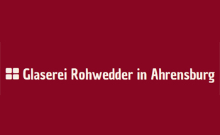 Logo von Glaserei Rohwedder, Frank Rohwedder