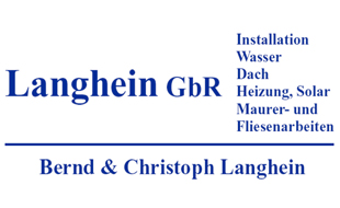 Logo von Langhein GbR Gas- und Wasserinstallation